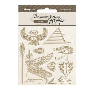 Decorative Chips 14x14 cms Stamperia Fortune Egipto Piramide