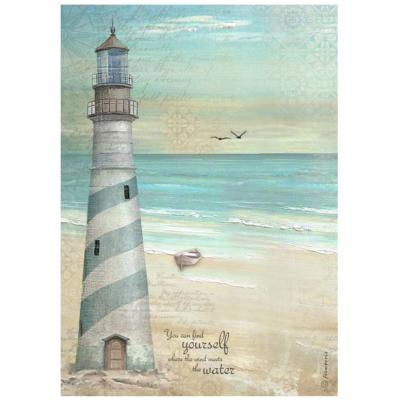 Papel de Arroz Sea Land  Stamperia A-4 Faro