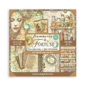 Maxi Block  Papeles Scrap  Stamperia 30 x30 1 hoja Fortune