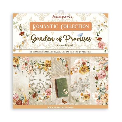 Coleccion Papeles Scrap  Stamperia 15.24x14.24  Garden of Promise