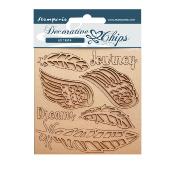 Decorative Chips Stamperia 14x14  cms. Our way 