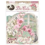 Die Cuts surtidos -Orchids and cats Stamperia