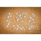 Chipboard - Vertical stripes background elements - Love Llama
