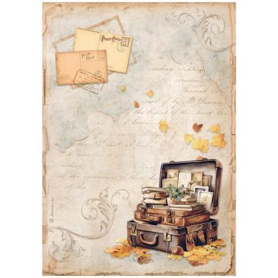 Papel de Arroz Golden Harmony Maleta stamperia