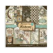 kit de Papeles Scrap Alchemy   Stamperia 30 x30