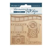 Decorative Chips Stamperia 14x14  cms. our way memories