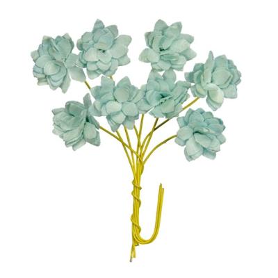 Set Crisantemos azul claro Scrapberrys