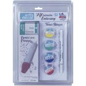 Kit Inicio Embossing Artis decor Tonos basicos (+2 sellos )