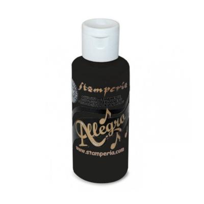Pintura acrilica Allegro Stamperia Black