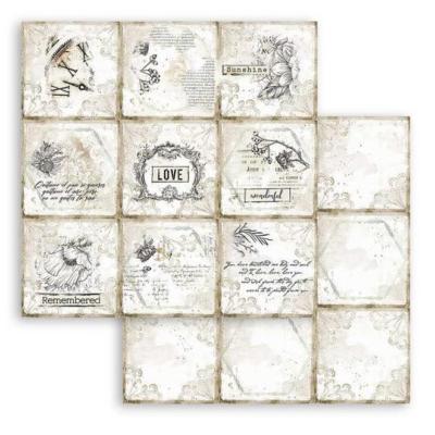 Hoja Stamperia 30X30  Romantic Journal tarjetas