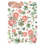 Papel de Arroz Les jardins des parfums Stamperia A-4