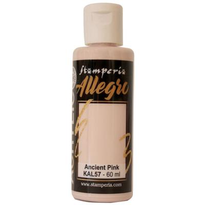 Pintura acrilica Allegro Stamperia Ancient pink