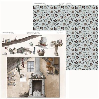 Papel 12x12" Los Hechizos de Olga 10
