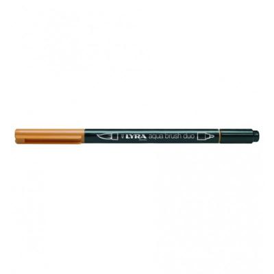 Rotulador Lyra Aqua Brush Duo Ocre Dorado