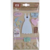 Pegatinas Scrapbooking Purpurina