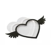 Set Dimensional para Shaker Heart with wings 18.7x10 cm