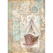  Papel Arroz  Sleeping beauty cuna Stamperia A-4