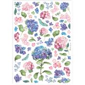 Papel de Arroz Hortensia Stamperia A-4 