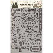 Greyboard A4 2 mm Stamperia Sleeping beauty Castillo