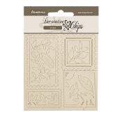 Decorative Chips 14x14 cms Stamperia Dewdrops sellos