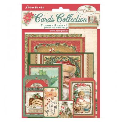 Set Tarjetas Stamperia Classic Christmas