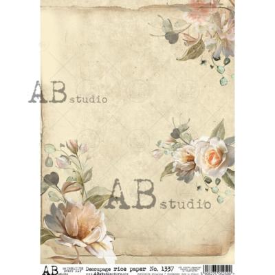 Papel de Arroz  A-4 AB Studio 1337