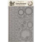 Greyboard A4 2 mm Stamperia Passion lace and roses