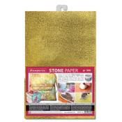 Stone Paper Stamperia A-4 Gold