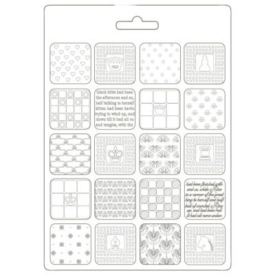 Stamperia Soft Mould A5 Alice Patchwork