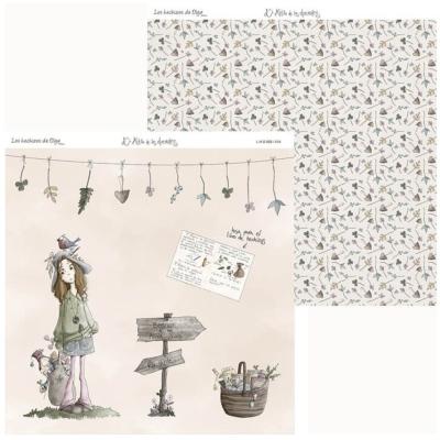 Papel 12x12" Los Hechizos de Olga 5