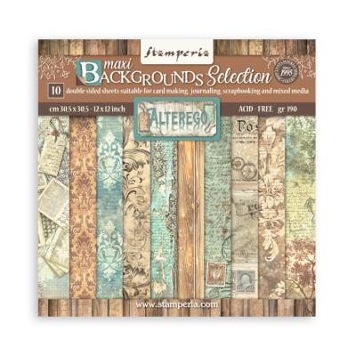 Colección  Stamperia 30 x30 Alterego background