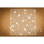 Chipboard - Vertical stripes background - Love Llama