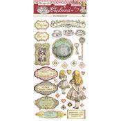 Chipboard - 15x30 Alice Gold