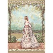  Papel Arroz  Sleeping beauty Princesa Stamperia A-4