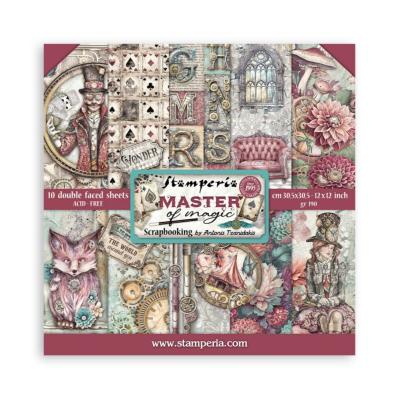 Colección  Stamperia 30 x30 Master of Magic