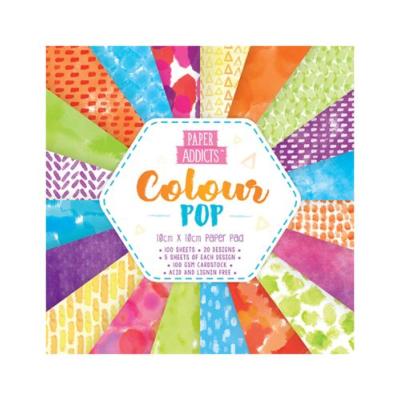 Set de Papeles Colour Pop Paper Addicts 10X10CM