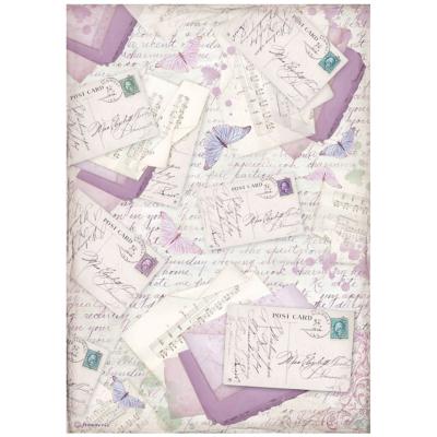  Papel Arroz   Stamperia A-4 Provence cartas