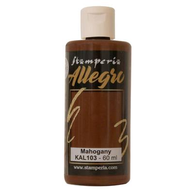 Pintura acrilica Allegro Stamperia Mahogany