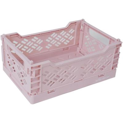 Basquet Plegable mediano rosa 20x13,5x18,5  cm Artis Decor