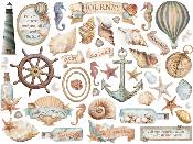 Die Cuts surtidos Sea Land Stamperia