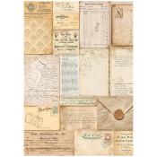 Papel de Arroz Golden Harmony Cartas stamperia