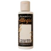 Pintura acrilica Allegro Stamperia Titanium white