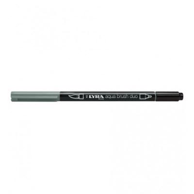 Rotulador Lyra Aqua Brush Duo Gris Medio