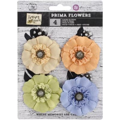 Set 4 Flores Papel Prima Flowers