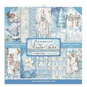 Coleccion Papeles Scrap  Stamperia 15.24x14.24 Winter Tales