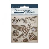 Decorativa Chips Primavera Stamperia 9.5x9.5 cms.