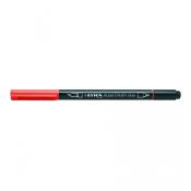 Rotulador Lyra Aqua Brush Duo rojo saturno