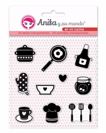 sellos scrapbooking anita y su mundo  En mi Cocina