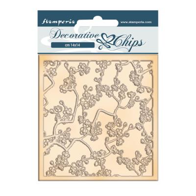 Decorative Chips Stamperia 14x14  cms.