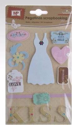 Pegatinas Scrapbooking Purpurina